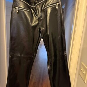 Zara Black Straight Leg Pants size XL
